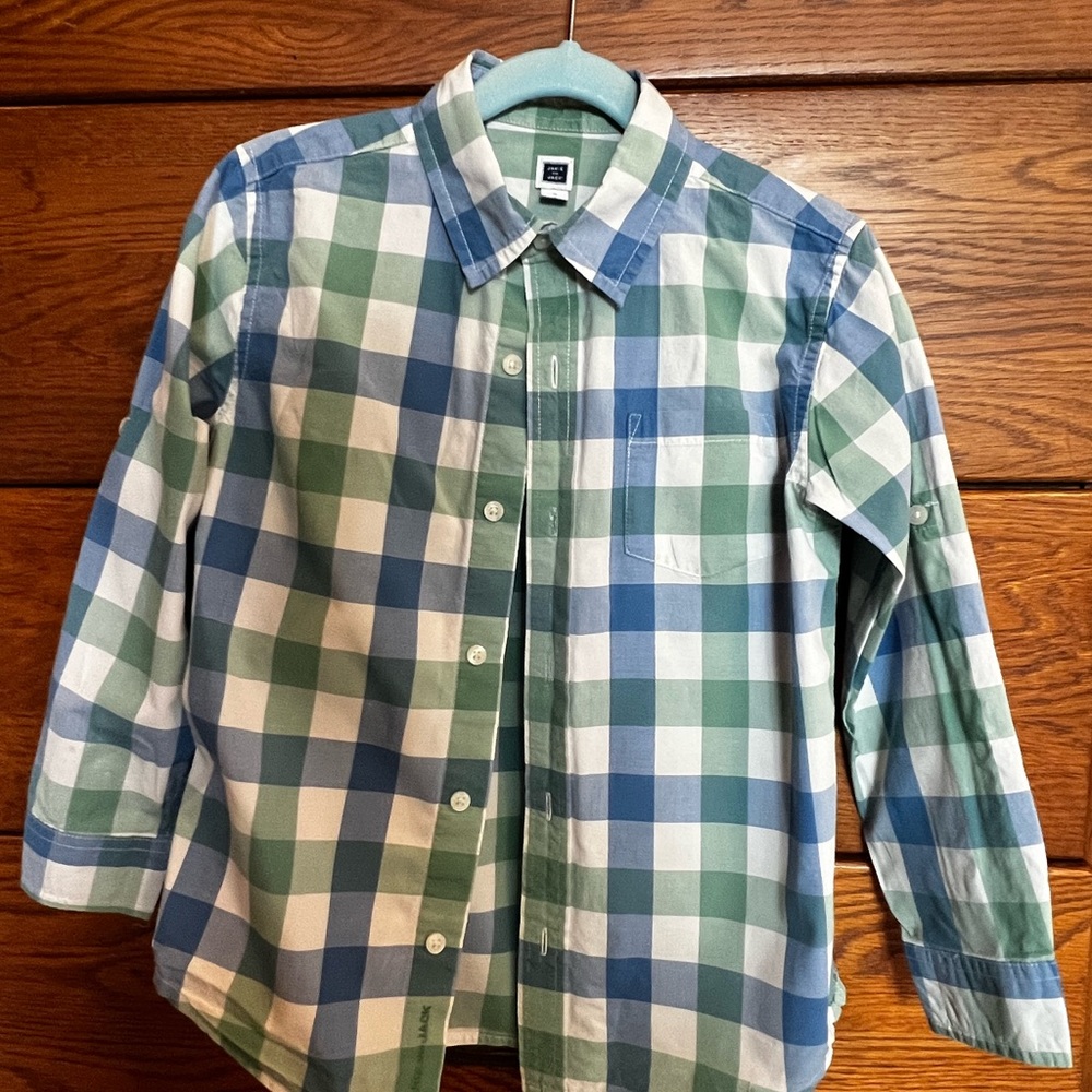 Janie and Jack boys button down dress shirt size 6